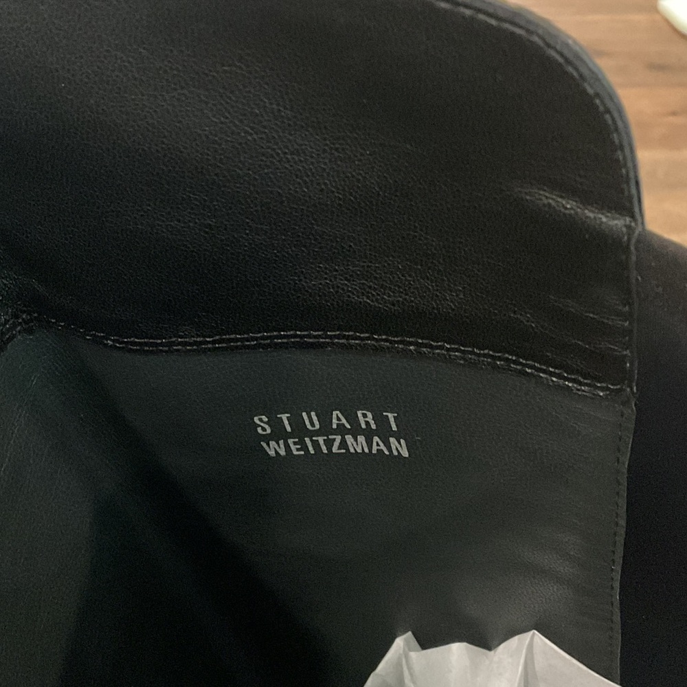 Stuart Weitzman 50 50 black Napa Leather over the Knee Boots - Picture 5 of 5